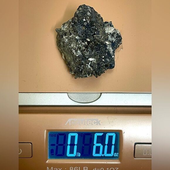 Rock, Mineral & Crystal Cluster of Spharlrite, Huaron, Quartz & Pyrite - Picture 11 of 14